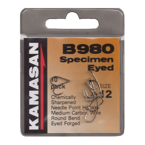 KAMASAN B980 (Barbed - Eyed) (Packs of 10)