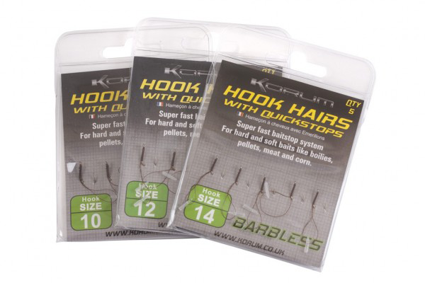 Korum Hook Capelli Con Quickstops Taglia 10 Senza Ardiglione - Foto 9