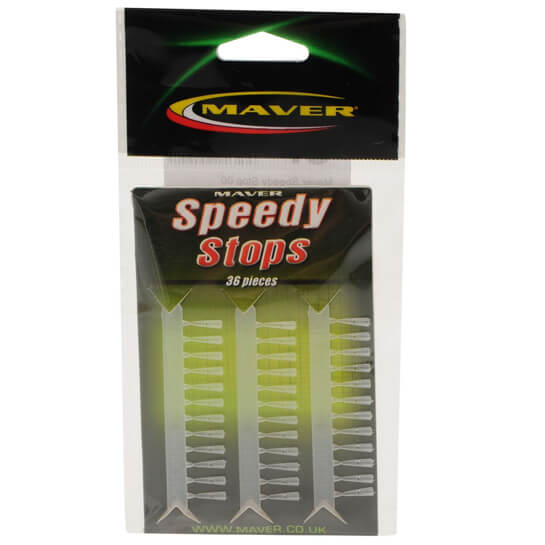 This is the picture of the Maver Speedy Stops. 36 per packet. Ideal for hair rigging baits like Corn and Meat.