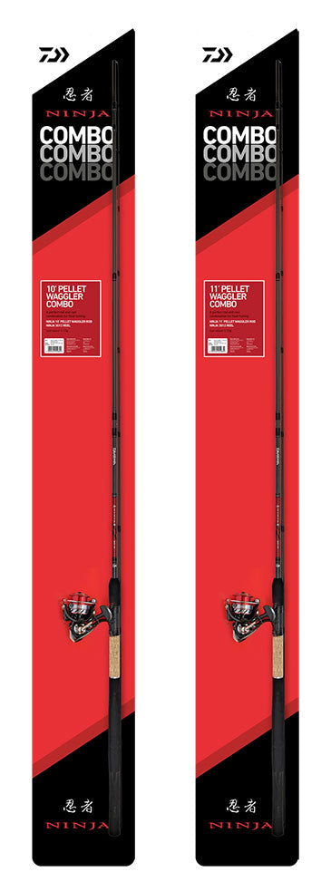 DAIWA NINJA PELLET WAGGLER ROD & REEL COMBO