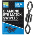 PRESTON INNOVATIONS DIAMOND EYE MATCH SWIVELS