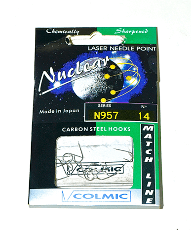 COLMIC N957 HOOKS (Barbed - Spade End)
