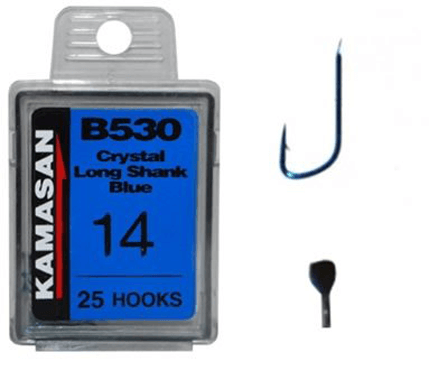KAMASAN B530 (Blue) (Barbed - Spade End) (Boxes of 50)- REDUCED TO CLEAR