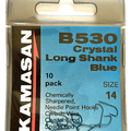 KAMASAN B530 (Blue) (Barbed - Spade End) (Packs of 10)