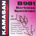 KAMASAN B981 (Barbless - Eyed) (Boxes of 25) - REDUCED TO CLEAR - ONLY £2.50