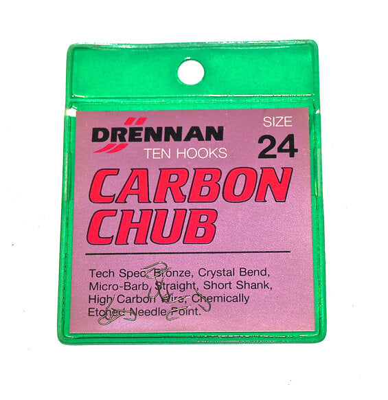 DRENNAN CARBON CHUB (Spade End - Micro Barbed)