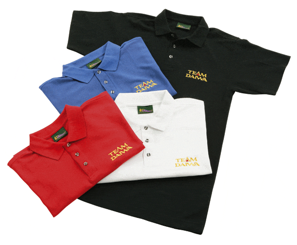 DAIWA TEAM DAIWA POLO SHIRT (BLUE) - REDUCED TO CLEAR