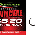 MAVER INVINCIBLE CS20 HAIR RIG (Barbless - Eyed)