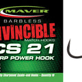 MAVER INVINCIBLE CS21 CARP POWER (Barbless - Spade End)