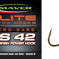 MAVER ELITE MATCH ES42 SILVERFISH POWER (Micro Barbed - Spade End)