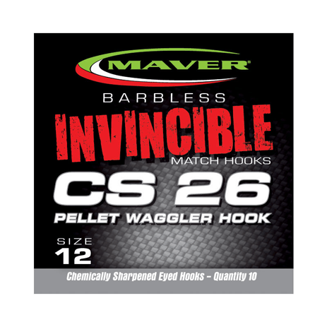 MAVER INVINCIBLE CS26 PELLET (Barbless - Eyed)