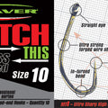 MAVER MT8 HOOKS (Barbless - Eyed)