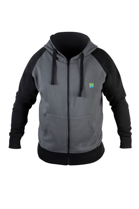 PRESTON INNOVATIONS GREY ZIP HOODIE - REDUCED TO CLEAR