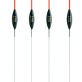 This is the picture of the MAVER MV-R SERIES 2 pole float selection.  Again, a classic body shape featuring a 1.7mm hollow bristle but with a slightly shorter 0.6mm wire stem. A great all round performer.    AVAILABLE IN 4 SIZES
