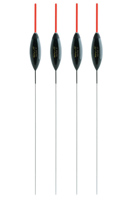 This is the picture of the MAVER MV-R SERIES 8 pole float range. The new MVR Series 8 float features a 1.5mm bristle offering good visibilty at range in conjunction with a heavy 0.6mm wire stem for superior stability. Best used with a bulk shotting pattern.    AVAILABLE IN 4 SIZES