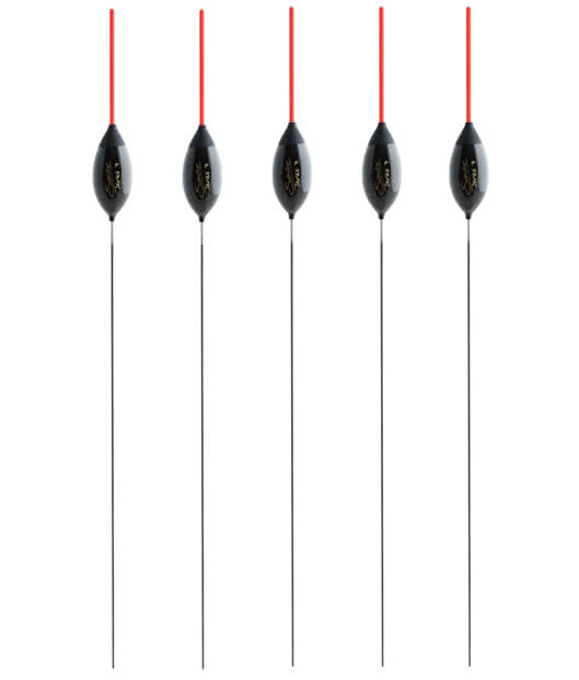 This is the picture of the MAVER SIGNATURE SERIES 7 Pole float range.  An in-line rugby ball-shaped pattern featuring a hollow bristle and carbon stem. The Signature Series 7 is the ideal float for use on deeper mixed fisheries where delicate bite indication is a must when hoping to catch a variety of species of all sizes, yet remaining strong enough to not let you down. Provides finesse and reliability in equal measure.    AVAILABLE IN 5 SIZES