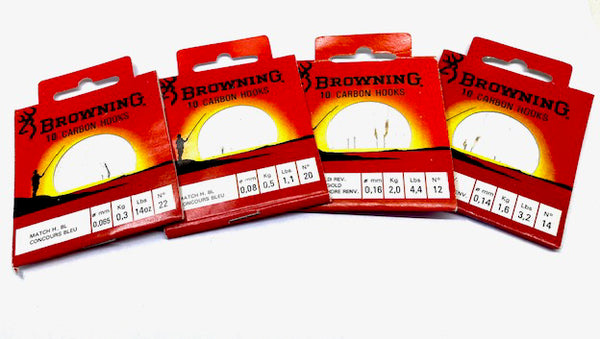 BROWNING HOOKS TO NYLON (Barbed)