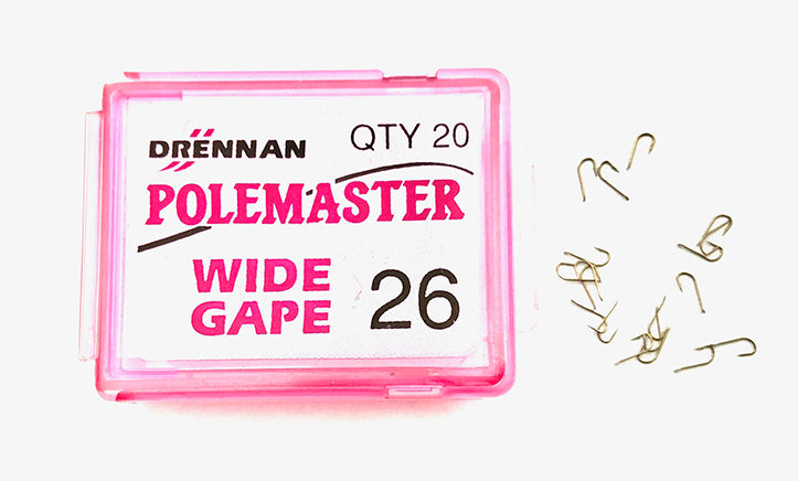 DRENNAN POLEMASTER WIDE GAPE (Spade End - Barbed) (Box 20) - REDUCED TO CLEAR