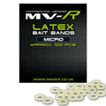This is the picture of the Maver MV-R Latex Bait Bands. Available in Mini and Micro Mini. 100 Bands per pack