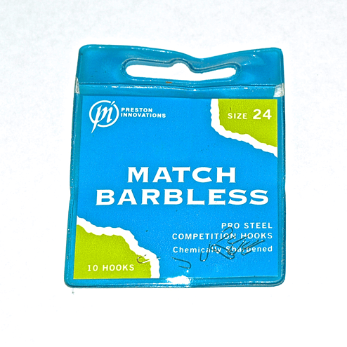 PRESTON INNOVATIONS MATCH BARBLESS - (Spade End - Barbless)
