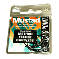 MUSTAD METHOD FEEDER BARBLESS HOOKS (Barbless - Spade End)