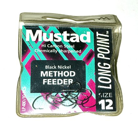 MUSTAD METHOD FEEDER HOOKS (Barbed - Spade End)