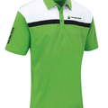 MAVER STRIPE PERFORMANCE POLO SHIRT (Green) - REDUCED TO CLEAR - ONLY £13.00