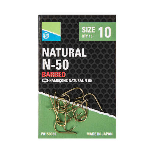 PRESTON INNOVATIONS NATURAL N-50 (Spade End-Barbed)