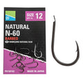 PRESTON INNOVATIONS NATURAL N-60 (Barbed - Spade End)