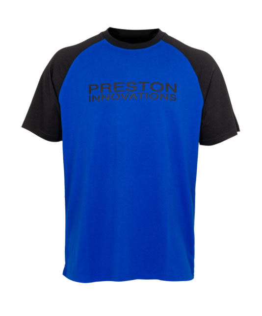 PRESTON INNOVATIONS BLUE RAGLAN T-SHIRTS - REDUCED TO CLEAR