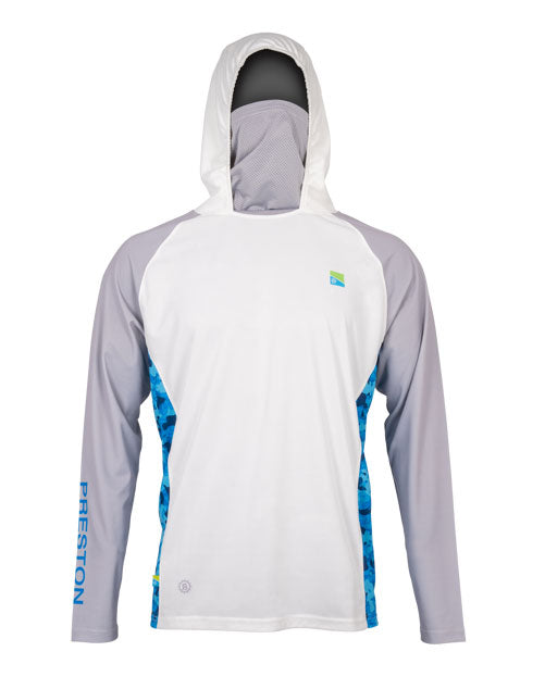 PRESTON INNOVATIONS PERFORMANCE HOODED SUN SHIRT UPF-40