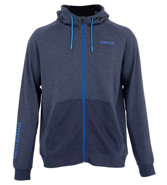 PRESTON INNOVATIONS NAVY TIDE ZIP HOODIE