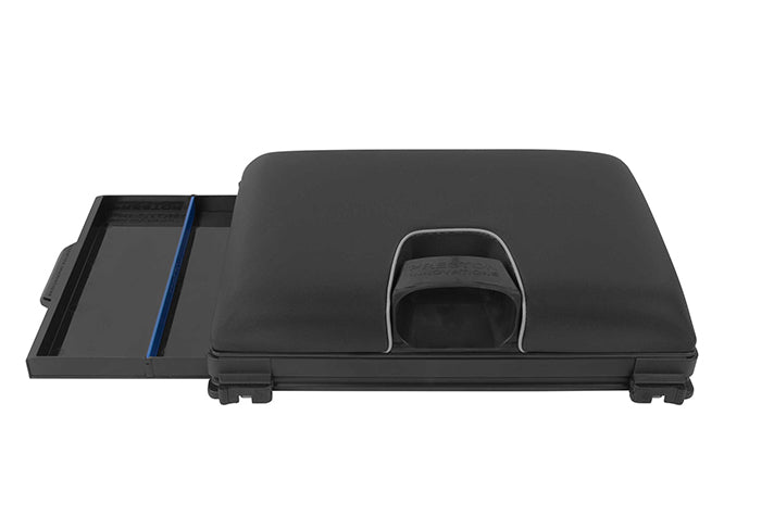 PRESTON INNOVATIONS ABSOLUTE MAG LOK DELUXE SEAT WITH SHALLOW SIDE DRAWER WITH REMOVABLE DIVIDERS