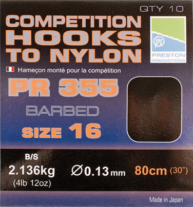 PRESTON INNOVATIONS PR 355 TO NYLON (Barbed)