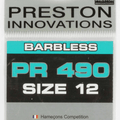 PRESTON INNOVATIONS PR 490 HOOKS (Barbless - Spade End)