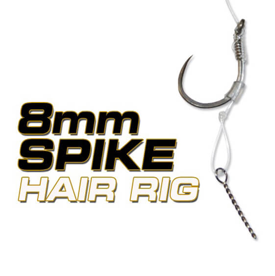 MAVER INVINCIBLE CS24 HAIR RIGS (Barbless - 8mm SPIKE)