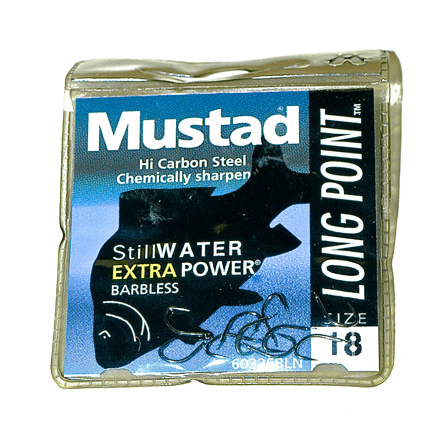 MUSTAD STILLWATER EXTRA POWER (Barbless - Spade End)