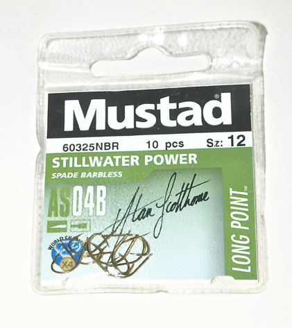 MUSTAD STILLWATER POWER (Barbless - Spade End)