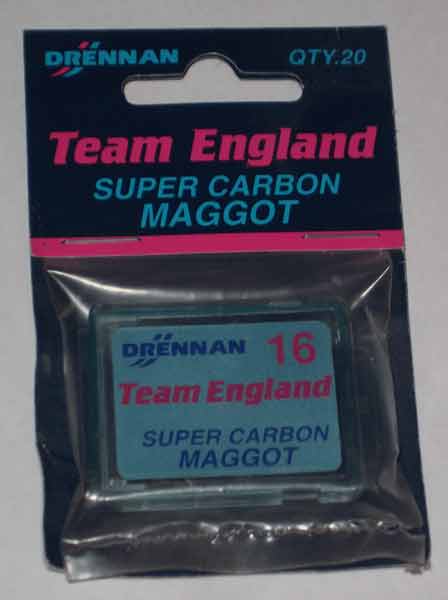 DRENNAN TEAM ENGLAND SUPER CARBON MAGGOT (Spade End - Micro Barbed)