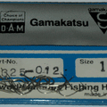 GAMAKATSU ORIGINAL 6325 HOOKS (Spade End - Micro Barbed) SIZE 12s