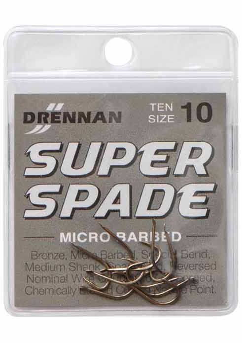 DRENNAN SUPER SPADE HOOKS (Spade End - Micro Barbed)