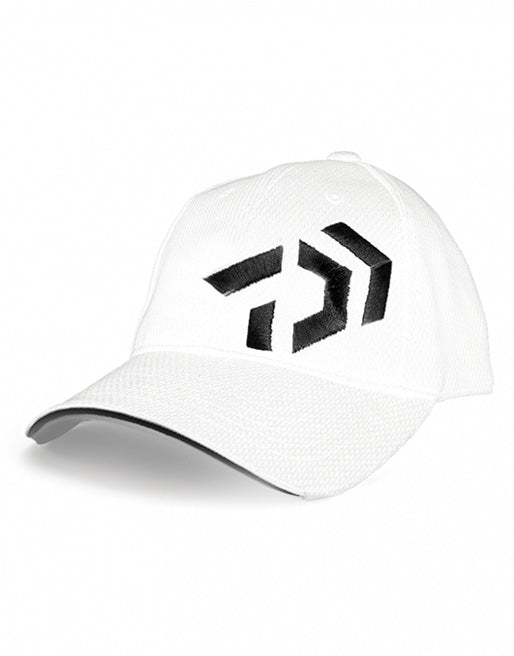 DAIWA DVEC WHITE/BLACK ANGLED CAP