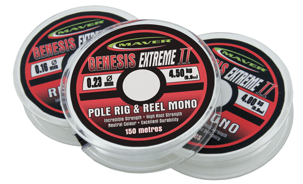 MAVER GENESIS EXTREME POLE RIG & REEL LINE (150m)