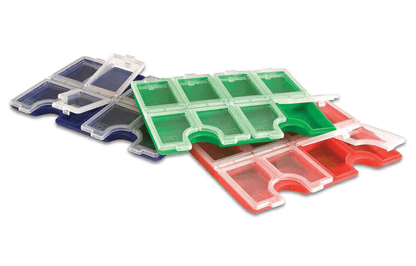 PRESTON INNOVATIONS 8 COMPARTMENT MAGNETIC HOOK BOX (Colour Coded) (Set 3)