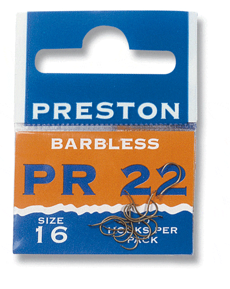 PRESTON INNOVATIONS PR 22 - Size 12s - BARBLESS SPADE-END