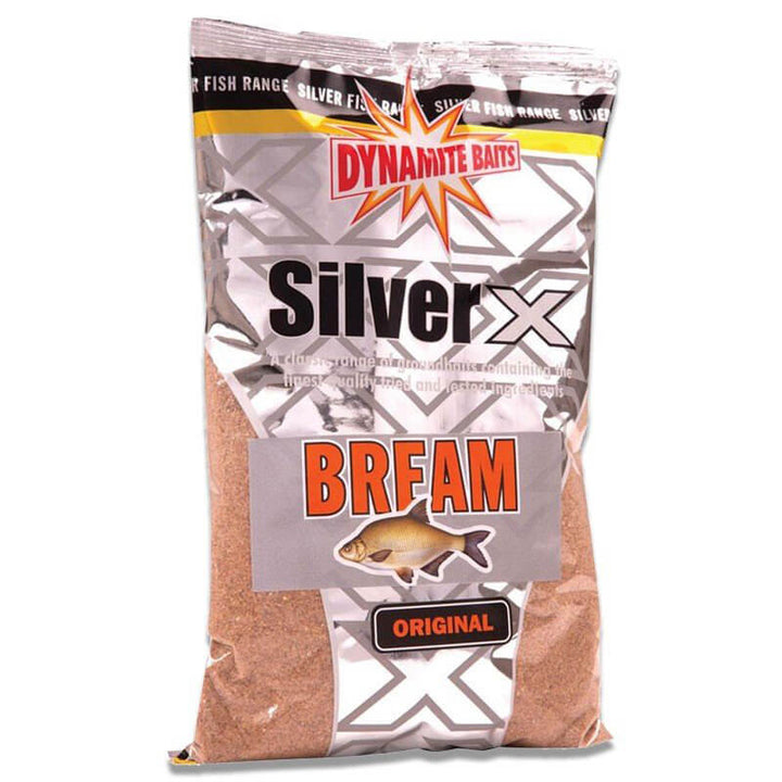 This is a picture of the Dynamite baits Silver X Bream Groundbait