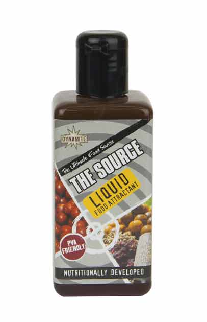This is the picture of the Dynamite baits Source liquid attractant. It comes in a 300ml bottle.