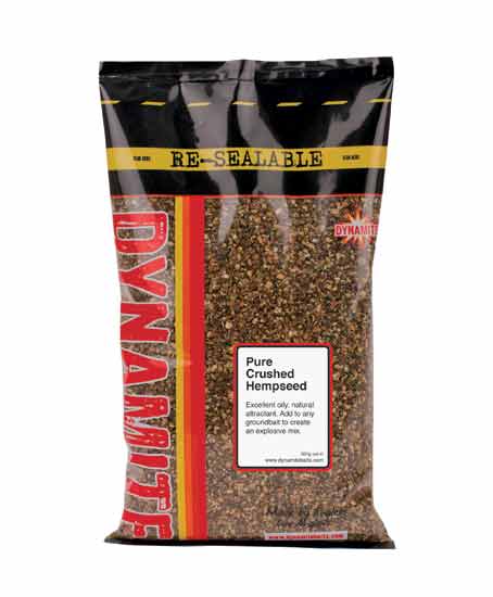 This is the picture of the Dynamite Baits crushed hempseed